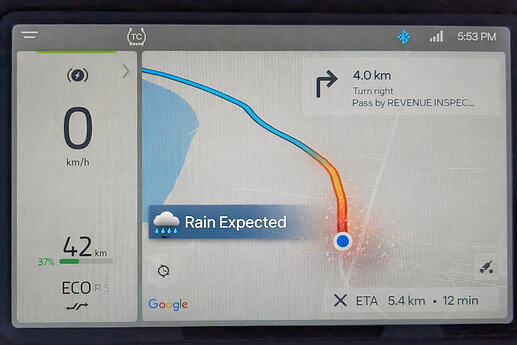 Rain Expected Ahead (AI Generated)